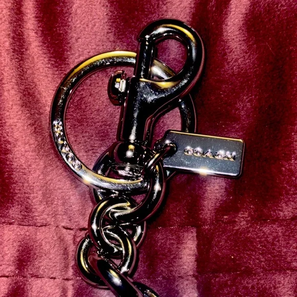 COACH Glitter Resin Wildflower Bag Charm / Keychain - NWOT F35132 Retired. - Picture 2 of 10